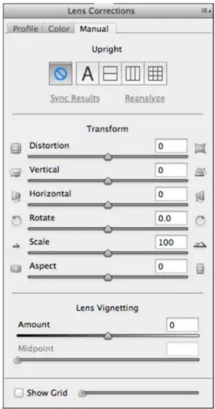 ADOBE Photoshop CC - Manually correcting lens distortion using Upright presets - 2