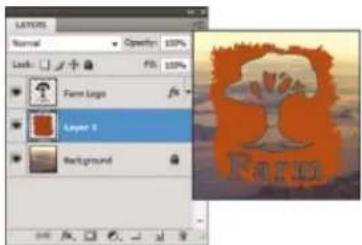 ADOBE Photoshop CC - Create a knockout - 1
