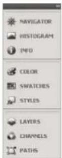 ADOBE Photoshop CC - Collapse and expand panel icons - 1