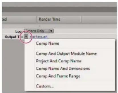 ADOBE After Effects CS6 - Specify filenames and locations for rendered output - 1