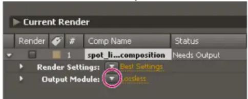 ADOBE After Effects CS6 - Output modules and output module settings - 1