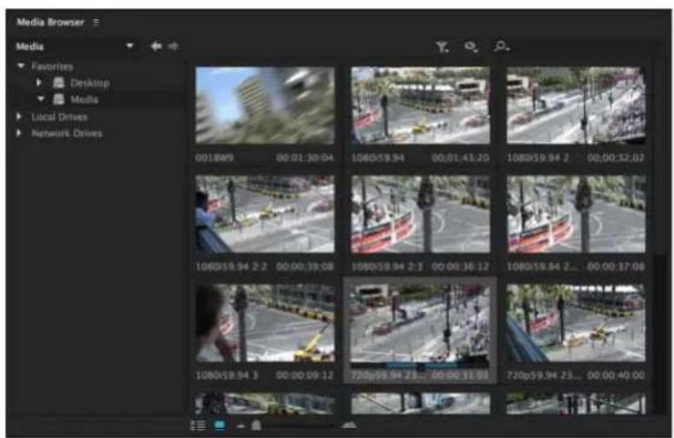 ADOBE Media Encoder CC - Media Browser - 1