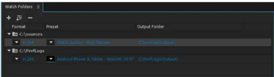 ADOBE Media Encoder CC - Watch Folder - 1