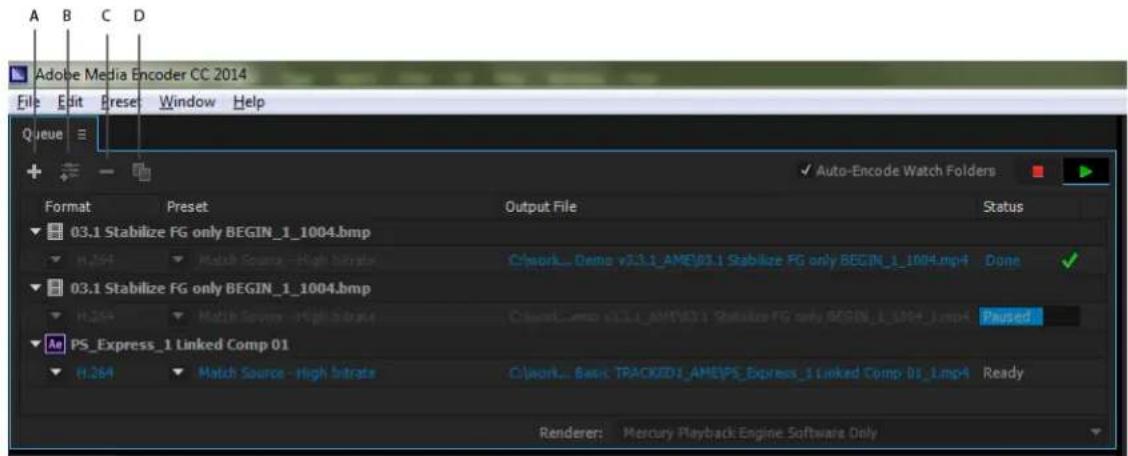 ADOBE Media Encoder CC - Parallel encoding - 2