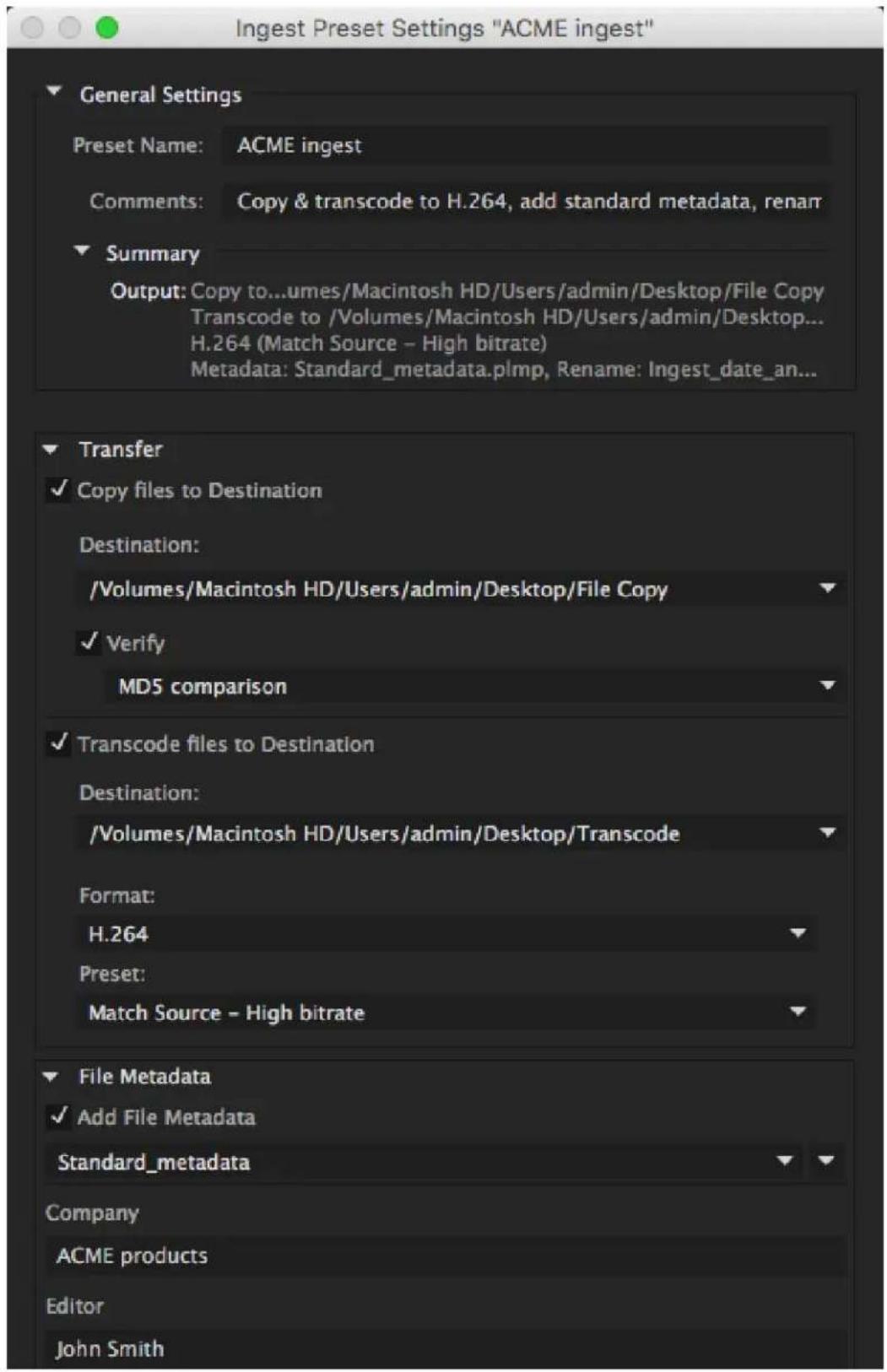ADOBE Media Encoder CC - Using Ingest Presets with Media Encoder - 1