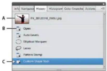 ADOBE Photoshop Elements 12 - Using the History panel while editing - 1