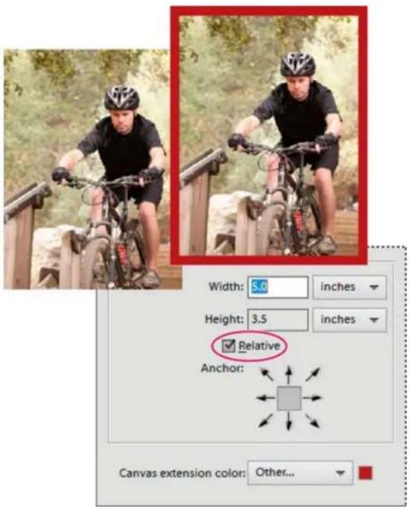 ADOBE Photoshop Elements 12 - Change the size of the canvas - 1