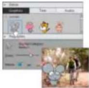 ADOBE Elements Organizer 12 - Add clip art graphics to a slide - 1
