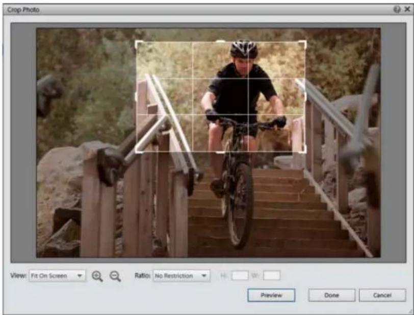 ADOBE Elements Organizer 12 - Crop photos - 1