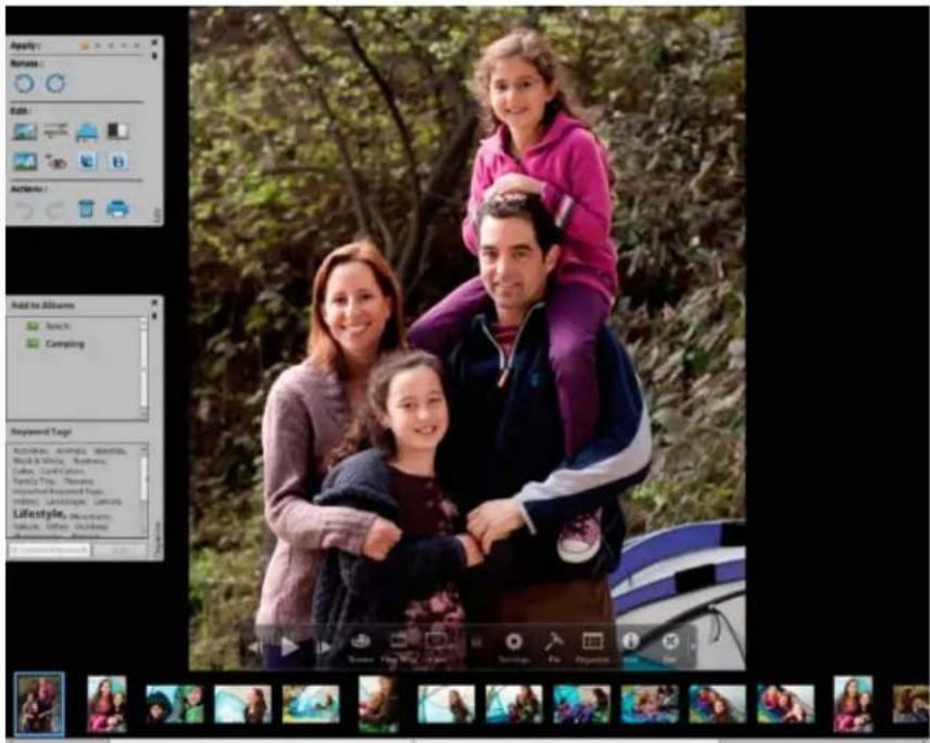 ADOBE Elements Organizer 12 - Viewing media files in full screen or side by side - 1