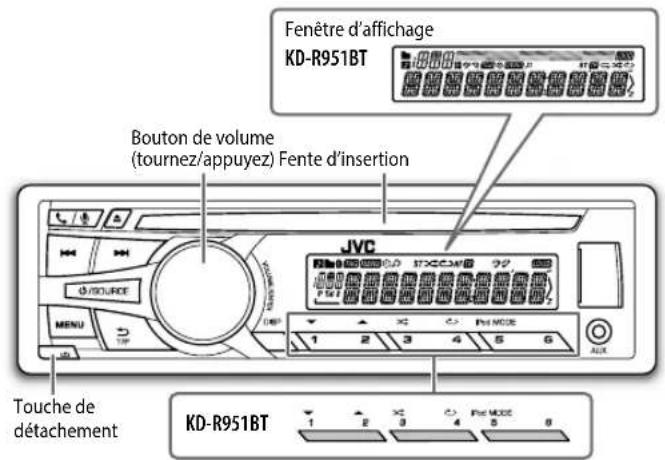 JVC KD-R851BT - FONCTIONNEMENT DE BASE - 1