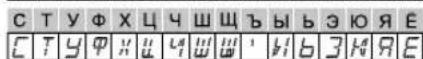 JVC KD-R851BT - Available Cyrillic letters - 2