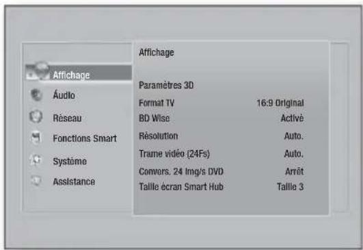 SAMSUNG HT-F5200 - Accéder à l'écran Paramètres - 1