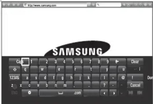 SAMSUNG HT-F5200 - Utilizzo del popup tastiera - 1