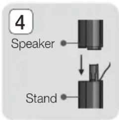 SAMSUNG HT-F4500 - \* HT-F4550 only - Front/Surround Speakers - 4