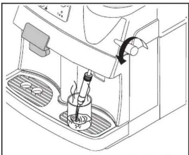 PHILIPS Saeco Vienna Deluxe SUP 018CR - Hot water with the pannarello - 1