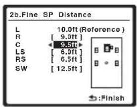 PIONEER VSX-818V - Select each channel in turn and adjust the distance as necessary. - 1