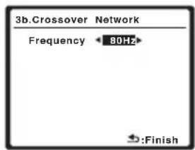 PIONEER VSX-818V - Select 'Crossover Network' from the Manual SP Setup menu. - 2