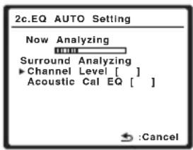 PIONEER VSX-818V - Wait for the EQ AUTO Setting to finish. - 2