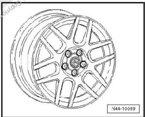 VOLKSWAGEN Golf Variant (2007) - 6^1/_2 J x 16 - 17