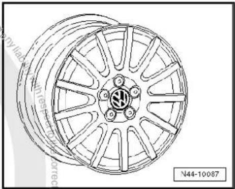 VOLKSWAGEN Golf Variant (2007) - 6 J x 15 - 9