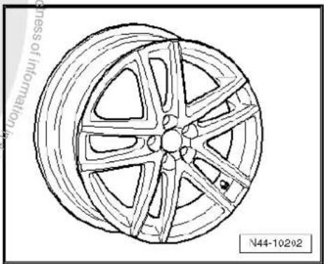 VOLKSWAGEN Golf Variant (2007) - 7^1/_2 J x 17 - 3