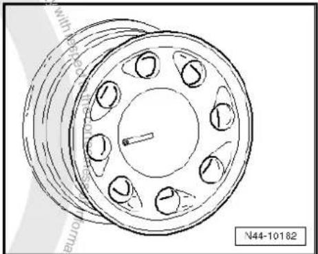VOLKSWAGEN Golf Variant (2007) - Wheel allocation Passat, type 35l model year 1994 to model year 1997 - 9