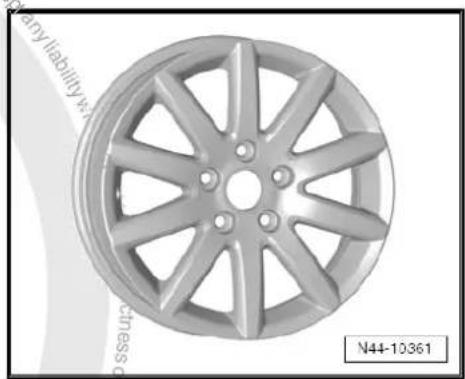VOLKSWAGEN Golf Variant (2007) - 6^1 / 2 ~J × 16 - 10