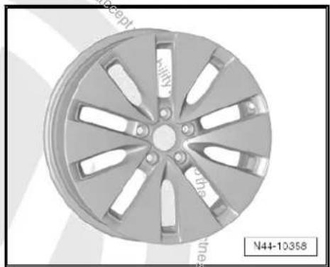 VOLKSWAGEN Golf Variant (2007) - 7^1/2 ~J × 18 - 8