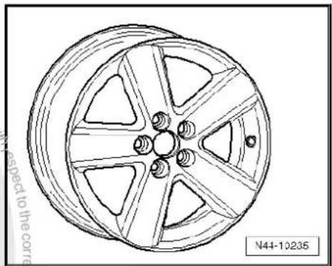 VOLKSWAGEN Golf Variant (2007) - 6^1/_2 J x 16 offset 43 - 3