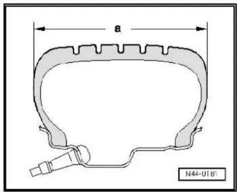 VOLKSWAGEN Golf Variant (2007) - Maximum width of 17" tyres - 1