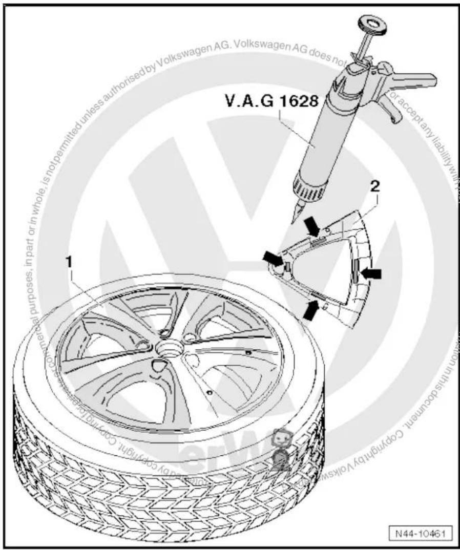 VOLKSWAGEN Golf Variant (2007) - Installing trim element - 1