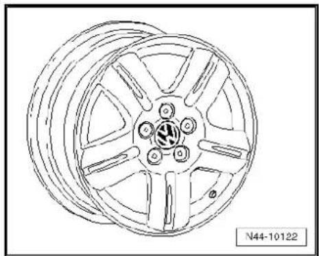 VOLKSWAGEN Golf Variant (2007) - 6^1/_2 J x 16 offset 43 - 2