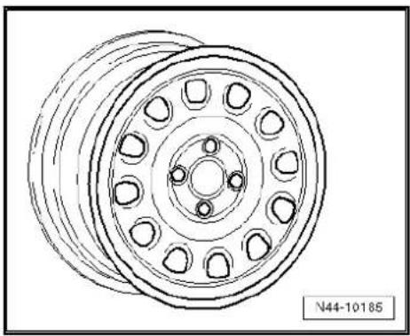 VOLKSWAGEN Golf Variant (2007) - Wheel allocation Lupo FSI, type 6E model year 2001 to model year 2006 - 3