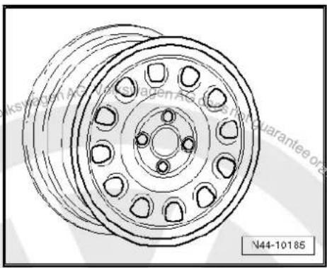 VOLKSWAGEN Golf Variant (2007) - Wheel allocation Passat, type 35l model year 1994 to model year 1997 - 17