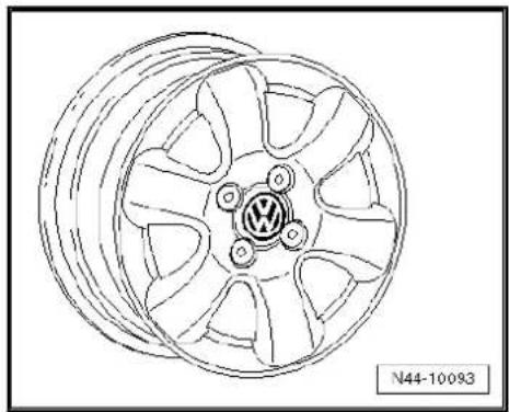 VOLKSWAGEN Golf Variant (2007) - Wheel allocation Golf cabriolet; type 1E from model year 1998 to model year 2002 - 9