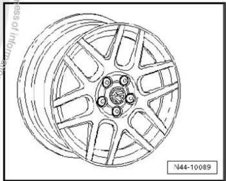 VOLKSWAGEN Golf Variant (2007) - 6^1/_2 J x 16 offset 43 - 4