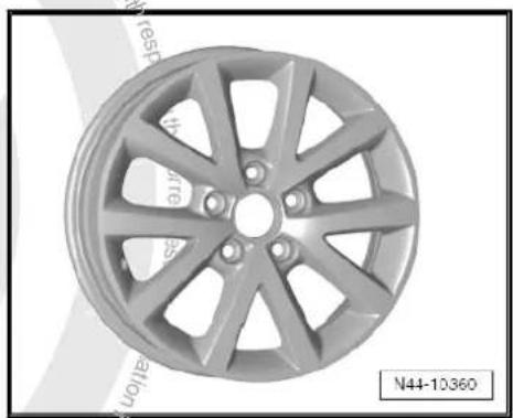 VOLKSWAGEN Golf Variant (2007) - 6^1/2 ~J × 16 - 8