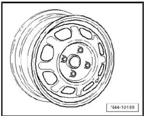 VOLKSWAGEN Golf Variant (2007) - 5^1/_2 J x 13 - 2