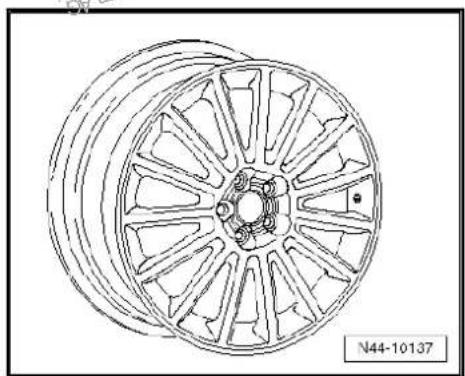 VOLKSWAGEN Golf Variant (2007) - 7^1/_2 J x 17 offset 38 - 3