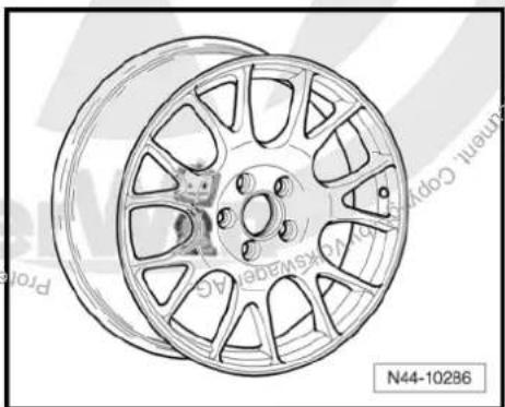 VOLKSWAGEN Golf Variant (2007) - 7^1/_2 J x 18 - 6