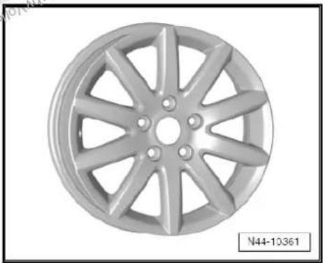 VOLKSWAGEN Golf Variant (2007) - 6^1/2 ~J × 16 - 11
