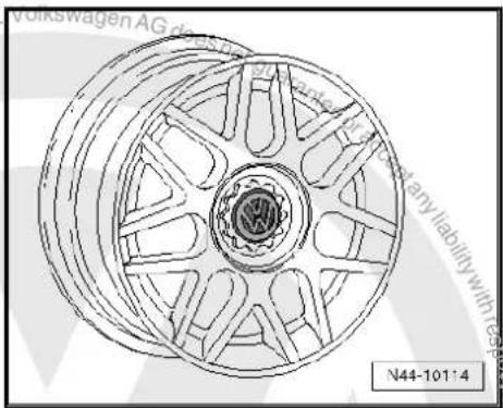 VOLKSWAGEN Golf Variant (2007) - 7^1/_2 J x 18 - 2