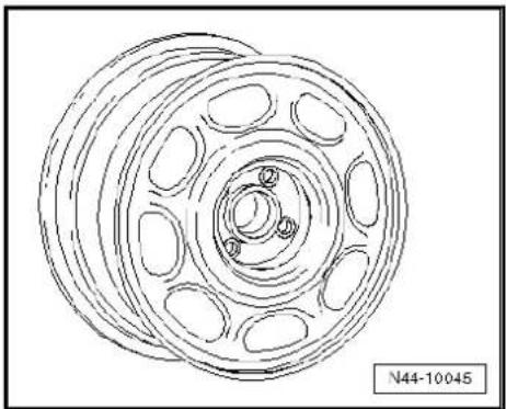 VOLKSWAGEN Golf Variant (2007) - Wheel allocation Lupo, type 6X model year 1999 to model year 2005 - 8