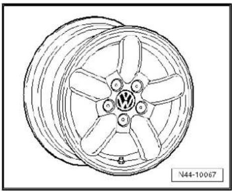 VOLKSWAGEN Golf Variant (2007) - Wheel allocation for Sharan, Sharan Syncro. Type 7M model year 1996 to model year 2000 - 12