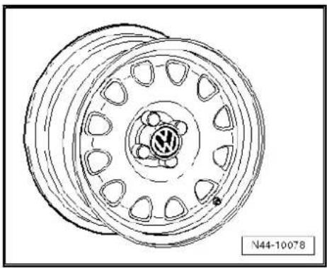 VOLKSWAGEN Golf Variant (2007) - 4^1/_2 J x 14 - 2