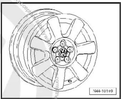 VOLKSWAGEN Golf Variant (2007) - 6^1/_2 J x 16 - 20