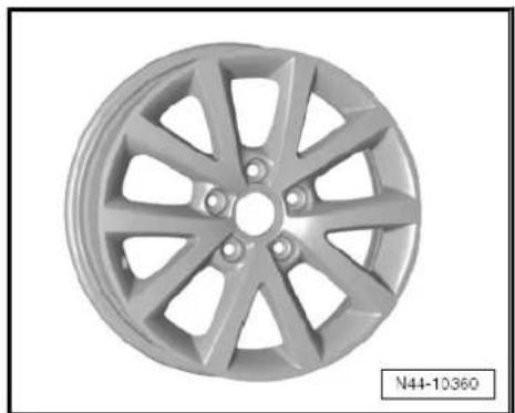 VOLKSWAGEN Golf Variant (2007) - 6^1 / 2J× 16 - 8