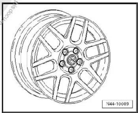 VOLKSWAGEN Golf Variant (2007) - 6^1/_2 J x 16 - 12