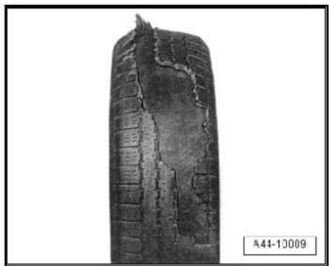 VOLKSWAGEN Golf Variant (2007) - Tyre damage due to insufficient tyre pressure - 4